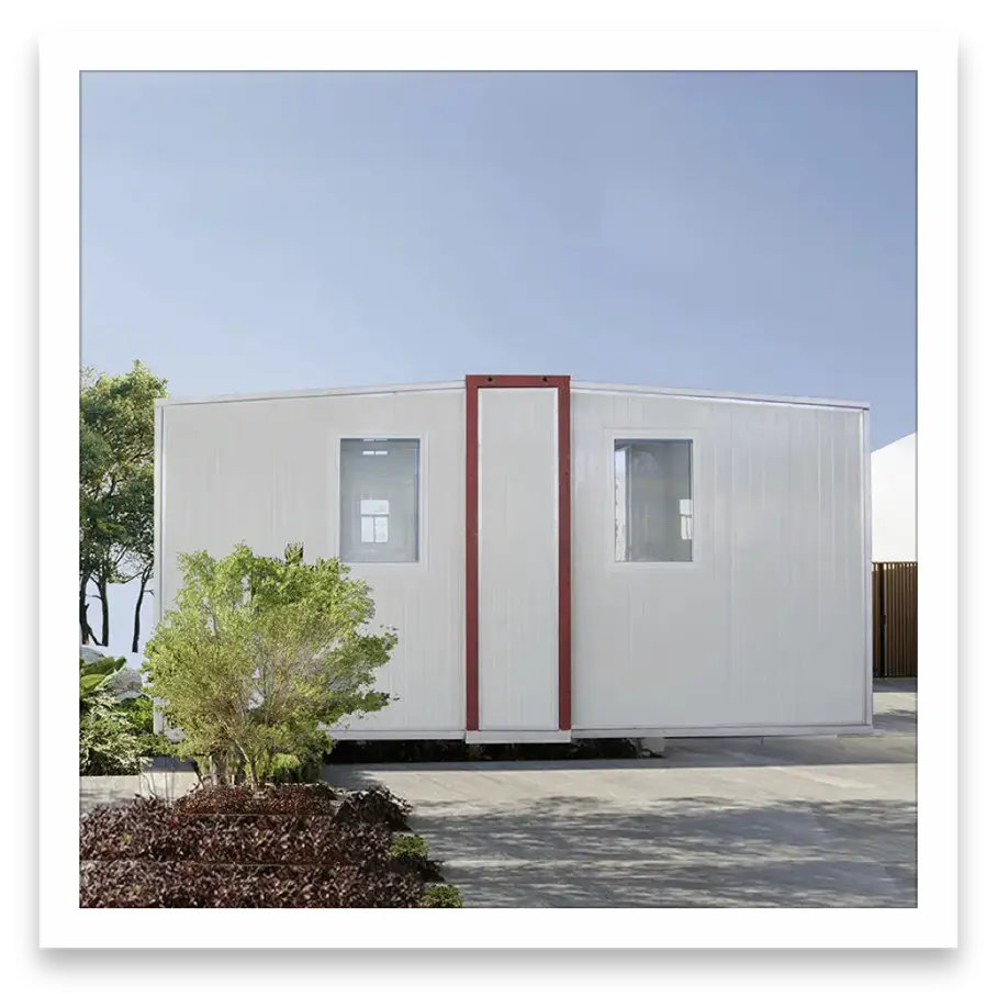 Double combined expandable container house detail pictures