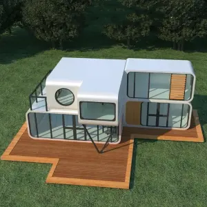 DOUBLE-DECK  MODULAR APPLE HOUSE APPLE CABIN