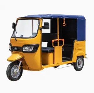 Electric  Passenger Tricycle Yellow Tuk Tuk Vehicles  S2-2600 (Iron Frame)