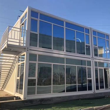 Double combined expandable container house Featured Image